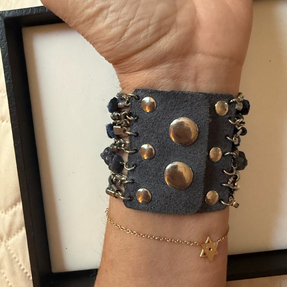 Leather Multi-Strand Cuff - Picture 5 of 5
